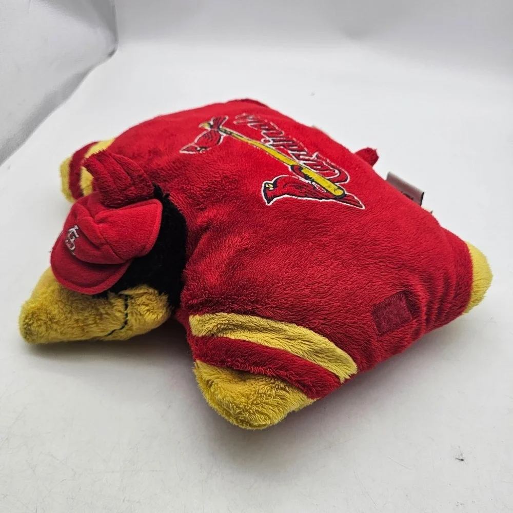 St. Louis Cardinals Plush Figure One Size Red MLB Baseball Folding Pillow Pets